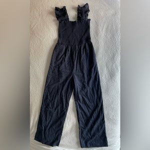 Lulus smocked wide leg jumpsuit